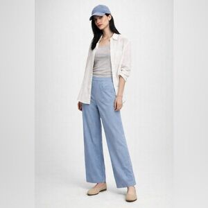 Steven Alan Wide Leg Light Blue Pants 8